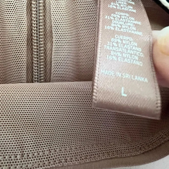 NWT SKIMS Size Large Sienna All In One Long Sleeve Mid Thigh ONE PIECE Womens - Picture 4 of 7